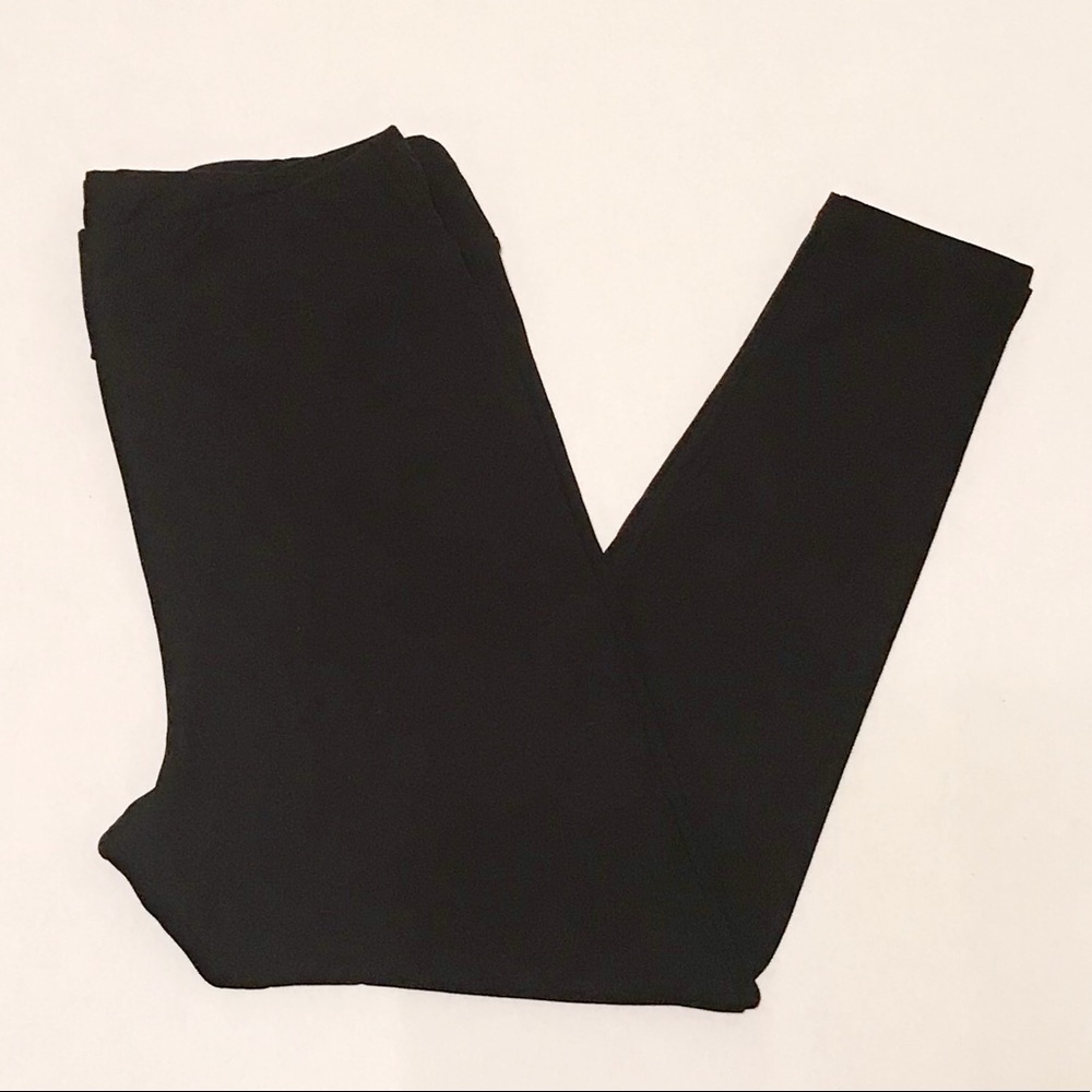 LULAROE TC2 Solid Black Leggings